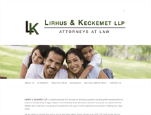 Tablet Screenshot of lk-legal.com